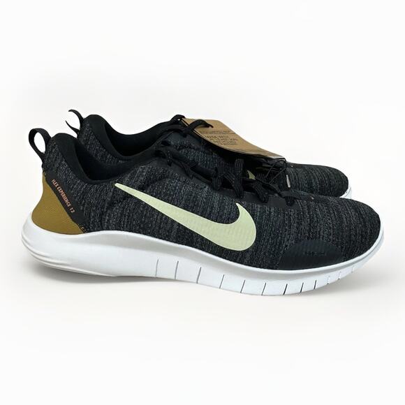 Nike Flex Experience Run 12 Men Size 9 Black Olive Aura DV0740-002 Brand New - Picture 1 of 7